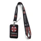 Бейдж з ремінцем на шию Umbrella Corporation Resident Evil — картхолдер для карток, перепусток та ID-карт, чорний - зображення 3