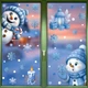 Новорічний декор для вікон та дзеркал Christmas Window Stickers (BQ 532+537) - зображення 1