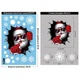 Новорічний декор для вікон та дзеркал Christmas Window Stickers (BQ 379+380) - изображение 2