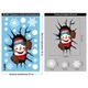 Новорічний декор для вікон та дзеркал Christmas Window Stickers (BQ 379+380) - изображение 3