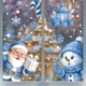 Новорічний декор для вікон та дзеркал Christmas Window Stickers (BQ 537+541) - изображение 1