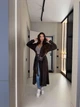 Кардиган AO865 Шоколад Oversize S-L - зображення 4