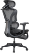 Кресло офисное OfficePro Onix OC975B Mesh эргономичное Black - изображение 4