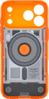 Etui Spigen C1 Ultra Hybrid Mag MagSafe do Apple iPhone 18 Pro / 17 Pro Orange (8800337251159) - obraz 3