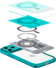 Etui Spigen C1 Ultra Hybrid Mag MagSafe do Apple iPhone 18 Pro / 17 Pro Blue (8800337251142) - obraz 6
