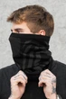 Чоловічий Зимовий Бавовняний Дихаючий Термо Баф Without Scorpion Black - изображение 1