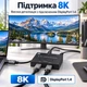 DP разветвитель свитч 2-направленный Schöff 1x2 4K сплиттер (ST-DP02) - изображение 4