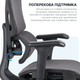 Кресло офисное OfficePro Jade OC970B Fabric эргономичное Black - изображение 8