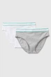 Трусики слип, 2 штуки United Colors of Benetton 104-110(см) Белый/Серый (157907) - изображение 1