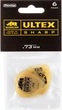 Медіатори Dunlop 433P0.73 Ultex Sharp Player's Pack 0.73 mm (6 шт.) - зображення 1