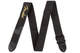 Ремень универсальный Fender Black Polyester Guitar Strap Yellow Logo - изображение 1