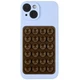 Держатель-присоска для телефона Double Side Silicone 80*55мм Brown - изображение 1