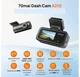 Автомобільний відеореєстратор комплект Xiaomi 70mai Dash Cam A210 Global + задня камера Rear Cam RC21 (керування зі смартфону) - зображення 4