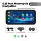 Мотоэкран TomoStrong 6,25″| CarPlay/Android Auto с DVR, пультом и контролем давления шин - изображение 2