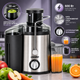 Электрическая соковыжималка Mesko MS 4126 Black 600 Вт Центробежная соковыжималка для твердых овощей и фруктов с двумя скоростями - изображение 5