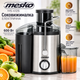 Соковыжималка Mesko MS 4126 Black 600 Вт Электрическая соковыжималка для фруктов и овощей с контейнером для мякоти - изображение 1