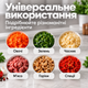 Подрібнювач кухонний електричний бездротовий для овочів спецій цибулі часнику зелені горіхів м'яса та фаршу чоппер міні блендер подрібнювач акумуляторний USB 250 мл 2000 об/хв зі знімними ножами прозора чаша білий Kayfovo - зображення 5