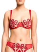Бюстгальтер балконет Dita von Teese 80C Червоний (D59073-scarlett) - изображение 3