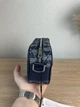 Чоловіча барсетка Lacoste прямокутна сумка Лакоста темно синя ART064 - зображення 5