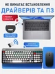 Комплект беспроводной клавиатуры и мыши 2 в 1 Bluetooth 2,4 ГГц с подставкой для смартфона - изображение 3