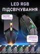 Игровой комплект клавиатура и мышь 2 в 1, 35-клавишная клавиатура с RGB-подсветкой, мышь 3200 DPI, USB - изображение 5