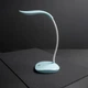 Настольная светло-голубая аккумуляторная LED-лампа FlexLight Curve, 3 режима яркости, сенсорная - изображение 3