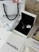 Серебряное колье Pandora "Сердце с крыльями ангела"+подарочная упаковка - изображение 2