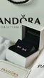 Срібні сережки Pandora "Іскристий рожевий бант"+ подарункове упакування - зображення 2
