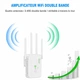 Підсилювач WiFi 2 порти LAN, 4 антени Generic ZJ02 білий (my-15258) - изображение 2