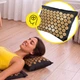 Килимок акупунктурний з подушкою Cornix Premium Mat Аплікатор Кузнєцова XR-0562 Black/Gold - зображення 7