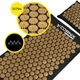 Килимок акупунктурний з подушкою Cornix Premium Mat Аплікатор Кузнєцова XR-0562 Black/Gold - зображення 8