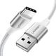 Дата кабель USB 2.0 AM to USB-C 2.0m 3.0A 18W US288 White Ugreen (60133) - зображення 1