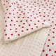 Плед детский MirSon №047 Poplin Waffle 01 Little hearts 60х80 см (2200013893554) - изображение 2