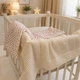 Плед детский MirSon №047 Poplin Waffle 01 Little hearts 60х80 см (2200013893554) - изображение 3