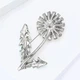 Брошь BROCHE бижутерия Цветы Одуванчик серебристая BRBF115276 - изображение 2