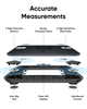 Умные весы eufy Smart Scale A1 Bluetooth, 12 показателей тела, жир, мышцы, кости, кг/фунты, черные - изображение 4