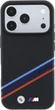 Чохол для смартфона BMW M Quadrille Kevlar Print Tricolor Lines & Metal Logo MagSafe для Apple iPhone 18 Pro / Apple iPhone 17 Pro Black (3666339669331) - зображення 3