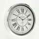 Настенные часы Kendra, серебристые, диаметр 40 см (1xAA 1,5 В) Boltze 1019925 4740027 - изображение 2