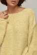 Мохеровый джемпер oversize с широкой горловиной цвет кремовый размер ONE SIZE FL_003577 - изображение 4