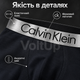 Набор мужского белья Calvin Klein 5 шт черные боксеры с серебристой резинкой размер L (CK04-5-01) - изображение 5