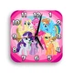 Настенные часы детские My little pony квадратные 23х23 см в детскую комнату - изображение 1