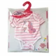 Одежда для куклы Беби Борн / Baby Born 40 - 43 см боди с единорогом розовый 8621 - изображение 4