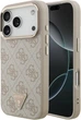 Чохол для смартфона Guess 4G Triangle Logo MagSafe для Apple iPhone 18 Pro / Apple iPhone 17 Pro Pink/Gold (3666339676896) - зображення 1