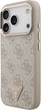 Чохол для смартфона Guess 4G Triangle Logo MagSafe для Apple iPhone 18 Pro / Apple iPhone 17 Pro Pink/Gold (3666339676896) - зображення 2