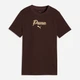 Подростковая футболка для девочки Puma Essentials Script Glitter 69465533 146-152 см Коричневая (4070033334546) - изображение 4