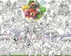 Раскраска Супер Марио / Super Mario Мега большая раскраска 120 х 150 см - изображение 2
