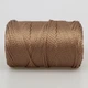 Поліестеровий шнур 2 мм, Premium Yarn Macrome Lux, світло-коричневий №832, 100 г / 100 м, для сумок, кошиків, декору - зображення 3