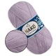 Пряжа Nako Mohair Delicate, бузковий №13907 — 100 г / 500 м, 85 % акрил, 10 % вовна, 5 % мохер, тонка, для шалей, светрів - зображення 1