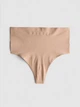 Жіночі безшовні коригуючі трусики-стрінги Primark Seamless Shapewear Thong з високою талією М бежевий Т-1115/61 - зображення 1