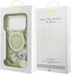 Etui plecki Guess IML Glitter Flowers Triangle MagSafe do Apple iPhone 17 Pro / 18 Pro Green (GUHMP18LHFLPEDN) - obraz 8